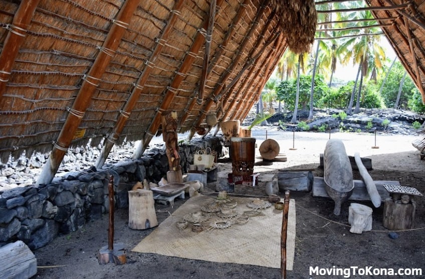 Artifacts from an ancient Hawaiian settlement.
